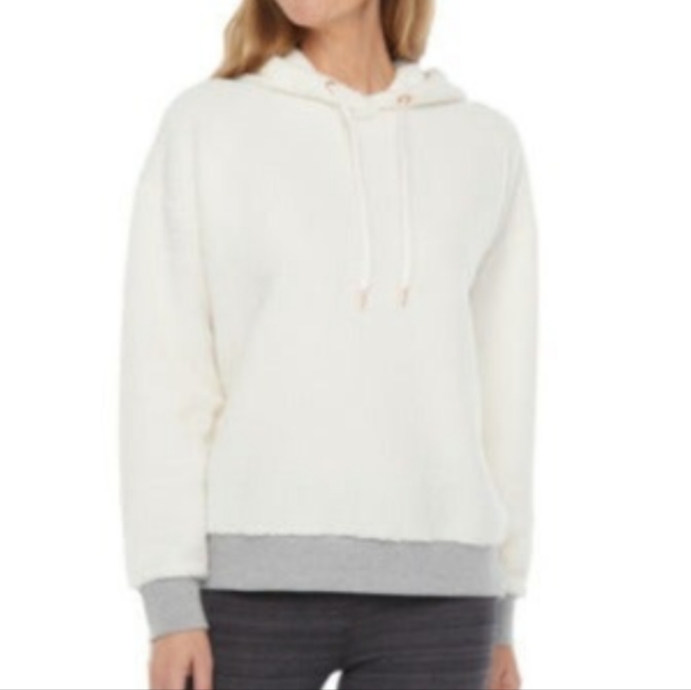 💕SUPER SOFT fleece pale ecru hoodie💕